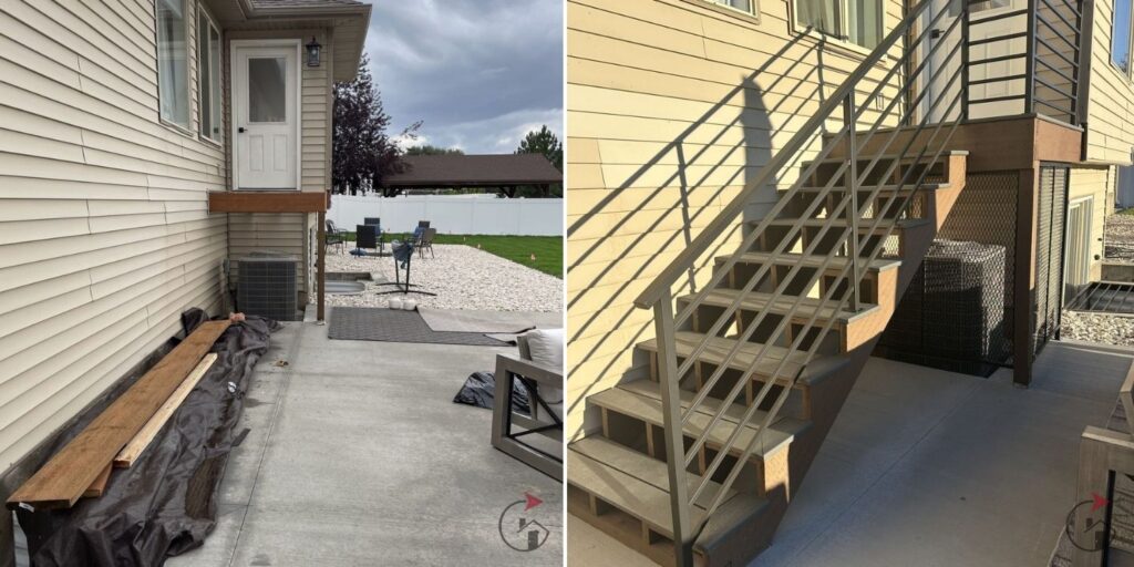 Property Management Exterior Construction & Enhancements Before & After